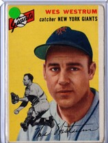 1954 Topps Base Set #180 Wes Westrum