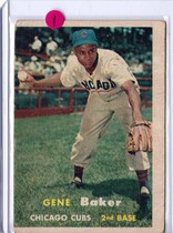 1957 Topps Base Set #176 Gene Baker
