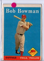 1958 Topps Base Set #415 Bob Bowman