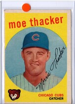 1959 Topps Base Set #474 Moe Thacker
