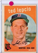 1959 Topps Base Set #348 Ted Lepcio