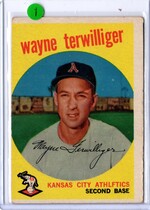 1959 Topps Base Set #496 Wayne Terwilliger