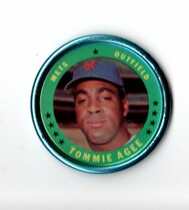 1971 Topps Coins Inserts #91 Tommie Agee
