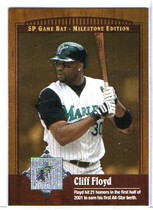 2001 SP Game Bat Milestone #73 Cliff Floyd