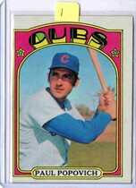 1972 Topps Base Set #512 Paul Popovich