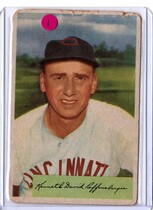 1954 Bowman Base Set #92 K.D. Raffensberger