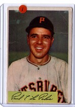 1954 Bowman Base Set #107 Paul E. LaPalme