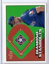 2002 Fleer Diamond Standouts #6DS Alex Rodriguez