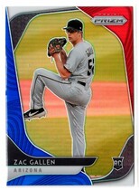 2020 Panini Prizm Prizm Red White & Blue #40 Zac Gallen