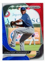 2020 Panini Prizm Prizm Red White & Blue #96 Jonathan Hernandez