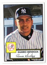 2001 Topps Heritage Black Backs #8 Ramiro Mendoza