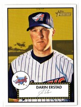 2001 Topps Heritage Black Backs #58 Darin Erstad