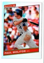 2020 Donruss Optic Retro 1986 Holo #R86-10 Paul Molitor