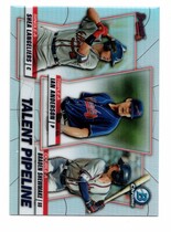 2020 Bowman Chrome Talent Pipeline Trios Refractor #TP-ATL Braden Shewmake|Ian Anderson|Shea Langeliers