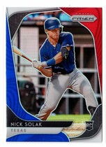 2020 Panini Prizm Prizm Red White & Blue #232 Nick Solak