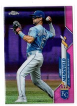 2020 Topps Chrome Pink Refractor #154 Whit Merrifield