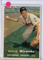 1957 Topps Base Set #151 Willie Miranda