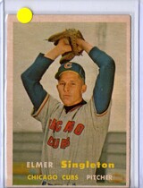 1957 Topps Base Set #378 Elmer Singleton