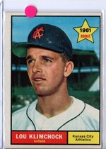 1961 Topps Base Set #462 Lou Klimchock