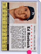 1961 Post Cereal #170 Ed Roebuck