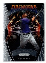 2020 Panini Prizm Fireworks #3 Nolan Arenado