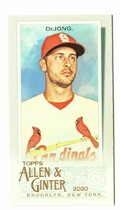 2020 Topps Allen & Ginter Mini A&G Logo Back #215 Paul Dejong