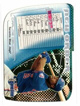 2001 Fleer Game Time New Order #6NO Carlos Delgado