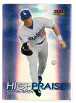 2000 Fleer Mystique High Praise #HP10 Shawn Green