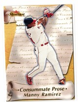 2000 Fleer Showcase Consummate Prose #CP5 Manny Ramirez