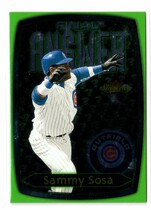 2000 Fleer Showcase Final Answer #4FA Sammy Sosa