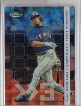 2002 Finest X-Fractors #54 Alex Rodriguez