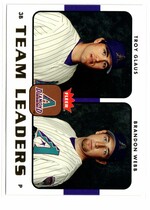 2006 Fleer Team Leaders #TL-1 Brandon Webb|Troy Glaus