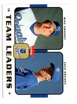 2006 Fleer Team Leaders #TL-13 Mike Sweeney|Zach Greinke