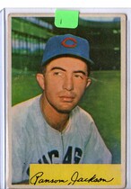 1954 Bowman Base Set #189 Ransom Jackson