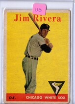1958 Topps Base Set #11 Jim Rivera