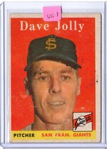 1958 Topps Base Set #183 Dave Jolly