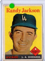 1958 Topps Base Set #301 Randy Jackson