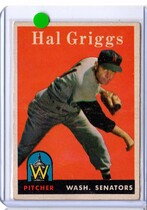 1958 Topps Base Set #455 Hal Griggs