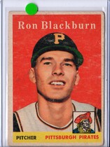 1958 Topps Base Set #459 Ron Blackburn