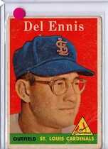 1958 Topps Base Set #60 Del Ennis