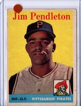 1958 Topps Base Set #104 Jim Pendleton