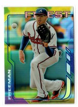 2014 Finest Refractor #45 Freedie Freeman
