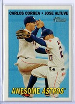 2016 Topps Heritage High Number Combo #CC-19 Carlos Correa|Jose Altuve