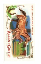 2017 Topps Allen & Ginter Mini Horse in the Race #HR-11 East Bulgarian Horse