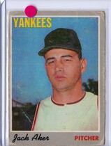 1970 O-Pee-Chee OPC Base Set #43 Jack Aker