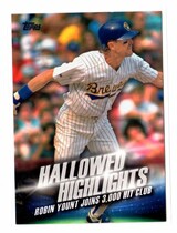 2016 Topps Hallowed Highlights #HH-13 Robin Yount