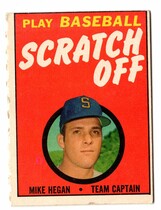 1970 Topps Scratchoffs #8 Mike Hegan