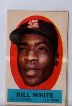1963 Topps Stick-Ons Inserts #45 Bill White