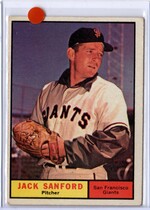 1961 Topps Base Set #258 Jack Sanford