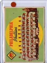 1959 Topps Base Set #8 Phillies Checklist